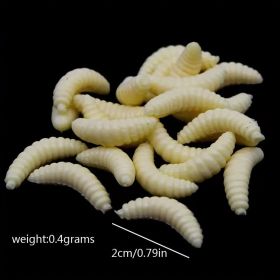 50pcs Soft Worm Bread Worm Maggot Soft Fish Bait; Fishing Bionic Bait Without A Hook; Outdoor Fishing Tackle 50pcs Soft Worm Bread Worm Maggot Soft Fish Bait; Fishing Bionic Bait Without A Hook; Outdoor Fishing Tackle